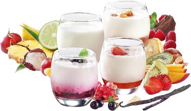 Йогуртниця Moulinex Yogurteo YG2295 7 баночок по 160 мл кожна Перемикач увімкнення/вимкнення Індикатор температури Проста у викори