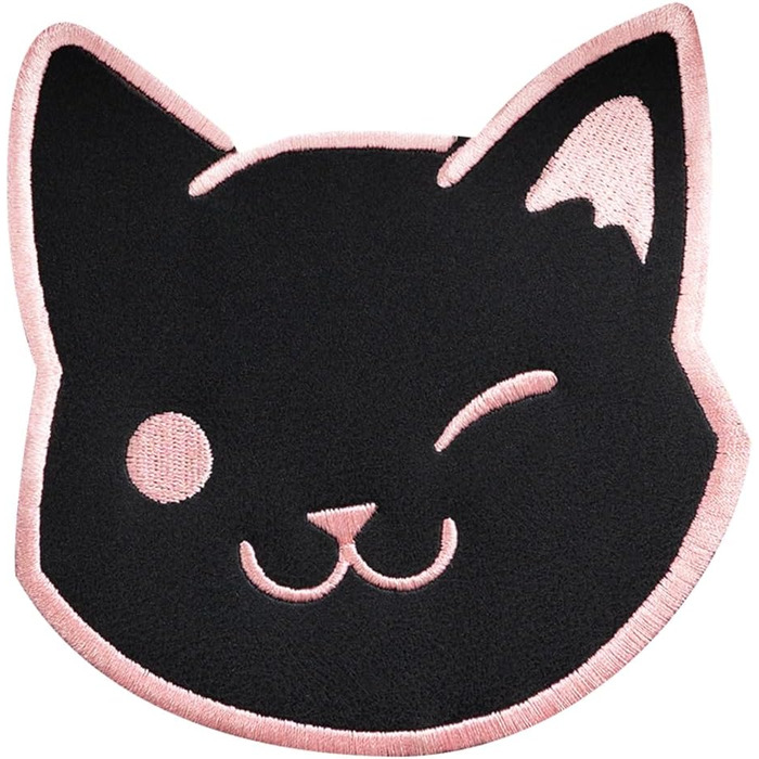 Ігрове крісло Dowinx - Видання Cute Cat - Ергономічне комп&39ютерне крісло з високою спинкою та поперековою опорою, шкіра PU, підставка для ніг, чорний колір