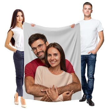 Персоналізована фотоковдра Ferocity з вашим власним фото 150x200 см Суперм&39яка, надзвичайно затишна ковдра для обіймів для родини, друзів, братів і сестер, веселий подарунок Повний принт 081 150 x 200 см