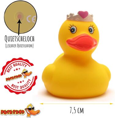 Принцеса гумова качка I Принцеса пищаща качка IL 7,5 см I вкл