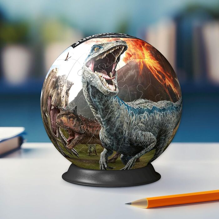 Пазл Ravensburger 3D 11757 - Пазл-м&39яч Світ Юрського періоду - 72 елементи - Пазл-м&39яч для любителів динозаврів від 6 років