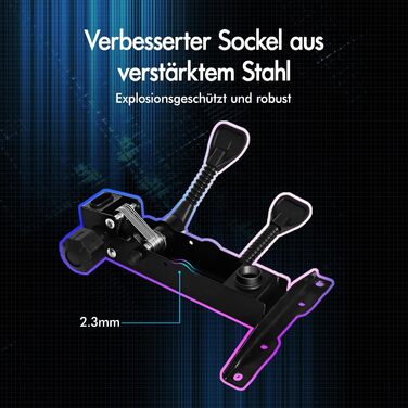 Ігрове крісло ALFORDSON, офісне крісло, з 2-точковим масажем, підставкою для ніг, підголівником та поперековою подушкою, регульована спинка 150, штучна шкіра, рожевий