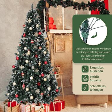 Штучна ялинка з ефектом снігу 180 см LIFERUN