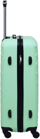 Набір валіз 2 шт. Бортова валіза, валіза для подорожей, валіза на колесах, валіза з твердим корпусом, органайзер для валізи, мятний ABS