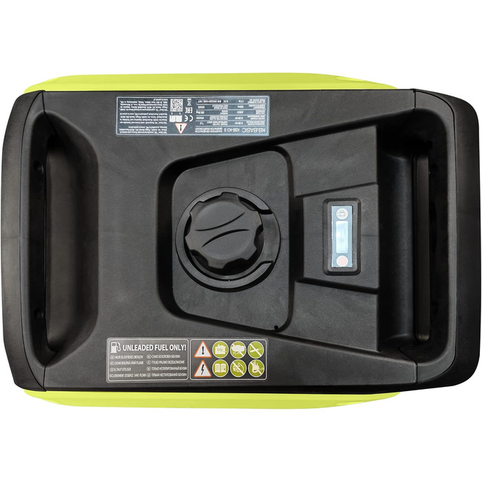 Інверторний генератор KSB 40i S, генератор потужністю 3900 Вт, електронне перетворення електричної енергії, аварійний генератор з двигуном Euro 5, 2 розетки Schuko 230 В, світлодіодний дисплей, режим ECO