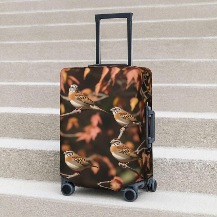 Чохол для валізи Sparrow, міцний захист, підходить для багажу розміром 45,7 - 81,3 см, малий, Чорний