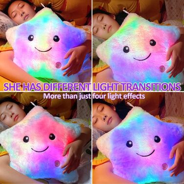 Світиться подушка, подушка зірка світлодіодна, світлодіодна подушка, світлодіодна подушка зірка, світиться дитяча подушка, зірка с