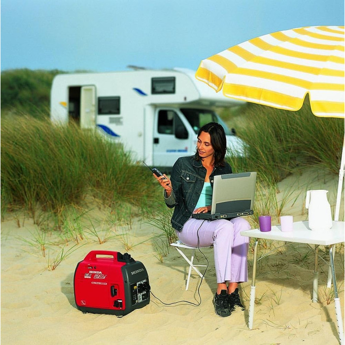 Інверторний електрогенератор EU 20 I генераторна установка мобільний електрогенератор