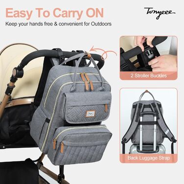 Рюкзак-знімна пляшечка для перетину тіла, пеленальна сумка Travel Essentials Дитяча сумка з пеленальним килимком, стильна пеленаль