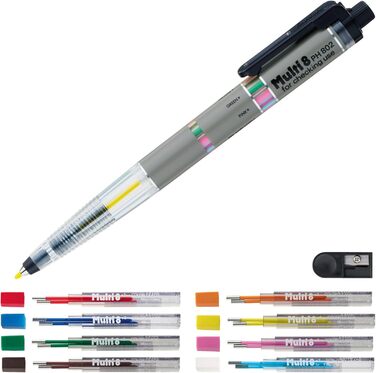 Тримач для грифелів та набір грифелів Pentel, набір з 8 шт. (PH802ST) від Pentel Mehrfarbig Modern