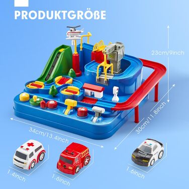 Машинка від 2 3 4 5 років, трекові машинки для хлопчиків і дівчаток, гоночна машина, пригодницька розвиваюча іграшка, підходить як