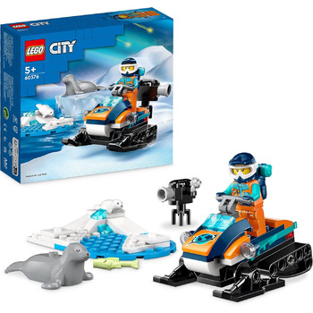 Конструктор LEGO City 60376, Арктичний снігохід, 70 деталей