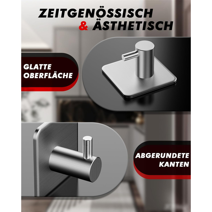 Рушникосушка без свердління, 6 шт. гачки для рушників з нержавіючої сталі клейкі гачки для одягу гачки самоклеючі, нержавіючі, іде