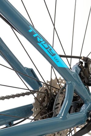 Велосипед Head Unisex - Гірський велосипед для дорослих Troy 1.0 46 матово-синій