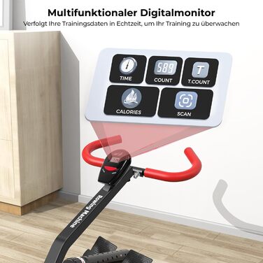 Гідравлічний фітнес-тренажер Micyox для домашнього використання з 12 рівнями опору, багатофункціональна спинка, тренажер для тренування всього тіла, чорний