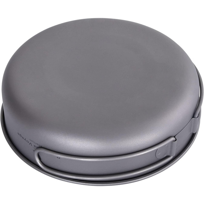 Титанова сковорода з антипригарним покриттям 15 см Легка сковорода Сковорода Походи Кемпінг Маленька тарілка Чаша Відкритий посуд