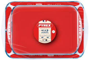Набір форм для запікання Pyrex, 2 предмети (7054301)