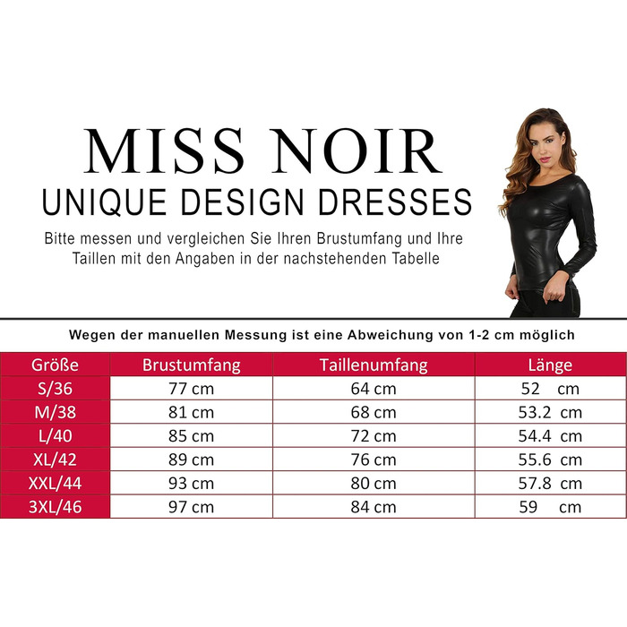 Жіноча сорочка з довгими рукавами під шкіру сексуальний топ Wetlook з круглим вирізом, клубний одяг, вечірка, розмір XL, чорний (9264-2)