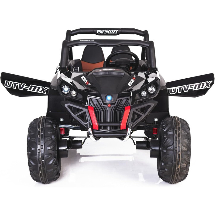 Дитячий електромобіль 12В 2-місний, NEW RSX електричний баггі для дітей, чорний, з пультом дистанційного керування 2,4 ГГц, 36 міс