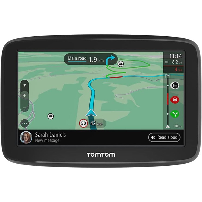 Навігаційний пристрій Tomtom GO Classic (уникнення пробок завдяки Tomtom Traffic, оновлення Європа, оновлення через Wi-Fi) (6 дюймів, комплект з кріпленням для вентиляційного отвору)