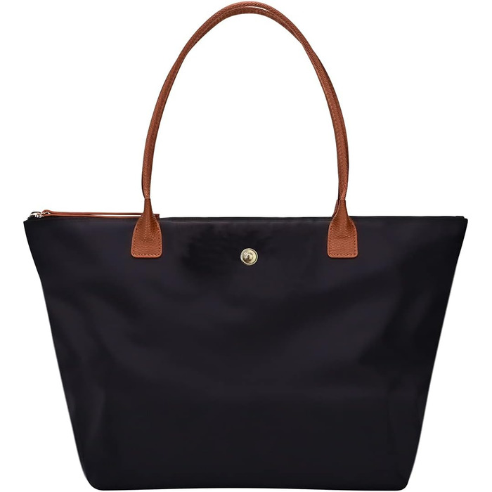 Жіноча сумка через плече GM LIKKIE, нейлонова сумочка з верхньою ручкою, складна сумка-бомж на вихідні Black2