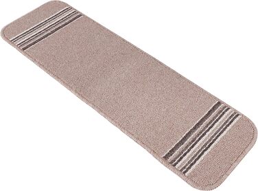 Килимки для сходів CAMILSON Нековзні килимові накладки для використання всередині та зовні приміщень Сходинки для домашніх тварин (Набір з 13 шт., бежева лінія)