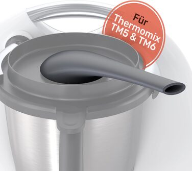 Паровий дивертор для Thermomix TM5 TM6 ДУЖЕ ДОВГИЙ Паровий розрядник для захисту навісних шаф Аксесуари для відведення пари для ТМ-5 ТМ-6 для ТМ5/6 - Антрацит