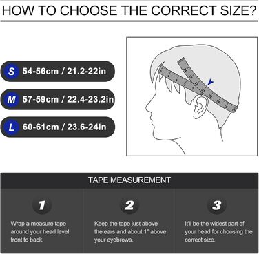 Лижний шолом Odoland з окулярами для катання на лижах та сноуборді, регульований розмір, з вушними захистами для чоловіків, жінок та дітей, розмір S (54-56 см), чорний
