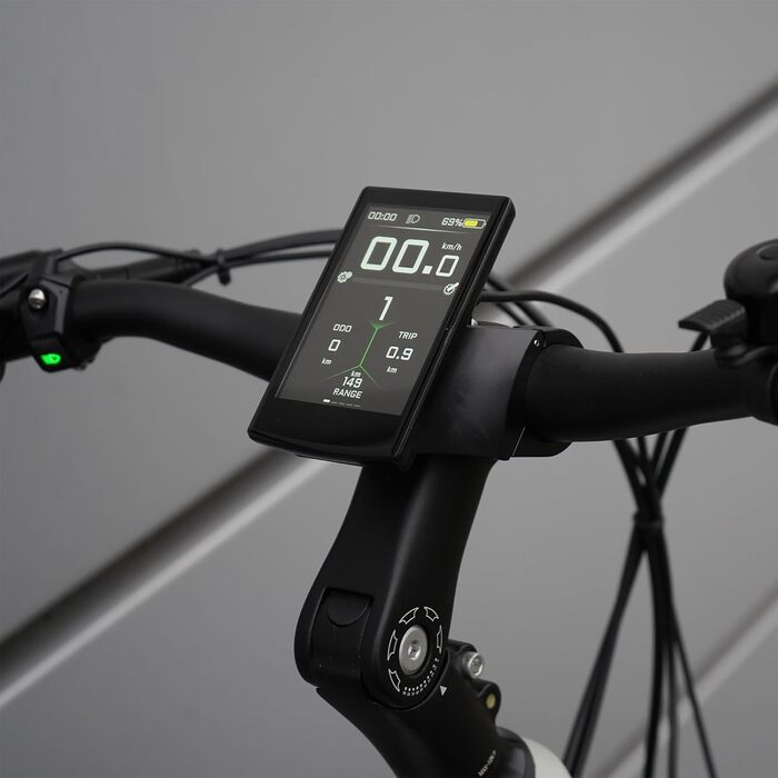 Електровелосипед Prophete Entdecker 5.0 28-дюймовий трекінговий велосипед двигун AEG SportDrive II із середнім приводом 250 Вт/100 Нм акумулятор 48 В/720 Втгод із запасом ходу до 220 км 10-ступінчаста коробка передач Deore гідравлічні дискові гальма, трап