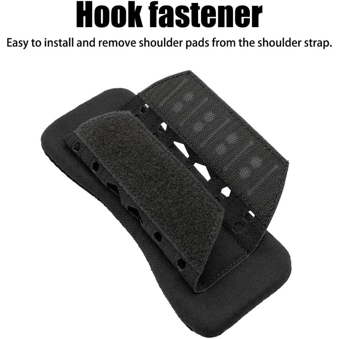 Наплічний ремінь для перенесення, знімна протиударна накладка на ремінь рюкзака Тактична мяка сітчаста підкладка для жилетів Рюкзаки Ремінці для гітари Сумка для риболовлі