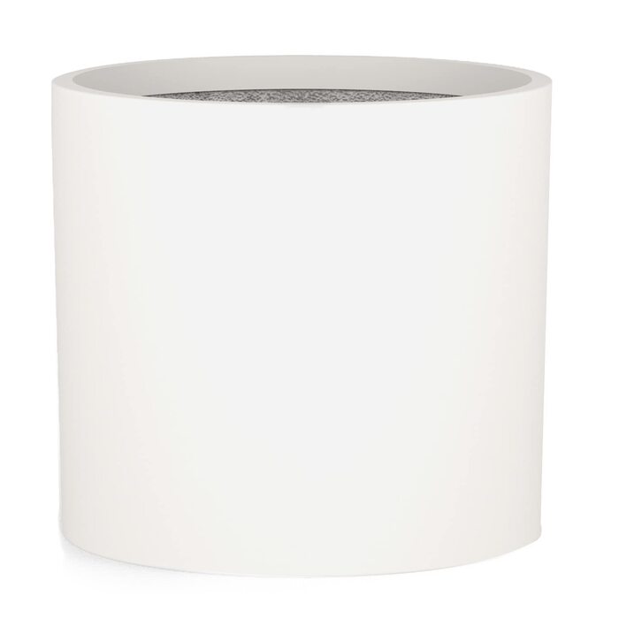 Горщик для рослин Fox&Fern XL - Великий квітковий горщик з дренажним отвором - Висота 34 см - Горщики для кімнатних рослин - Діаметр 38 см - Великі горщики - Горщик для рослин - Матово-білий 15 дюймів