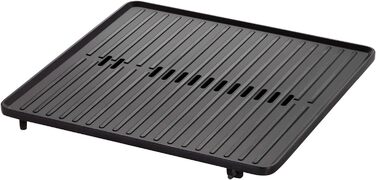 Гриль для приміщень, Електричний гриль малий з компактною поверхнею гриля, Можна мити в посудомийній машині, 1250 Вт Одинарний