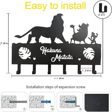 Стійка для ключів 12 дюймів маленька стійка для ключів гачок з нержавіючої сталі стійка для ключів сучасна дошка для ключів ключни