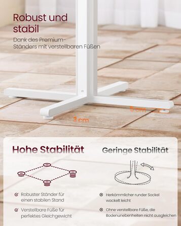 Круглий обідній стіл VASAGLE, маленький кухонний стіл для 4 осіб, сільський стиль, водостійка поверхня, діаметр 80 см, висота 74,8 см, для їдальні, вітальні, колір золотий дуб KDT082Y02