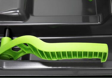 Рульові санчата Snow Fox перевірено TV Зроблено в Німеччині складна система рульового управління та нековзне кермо холодний та сві