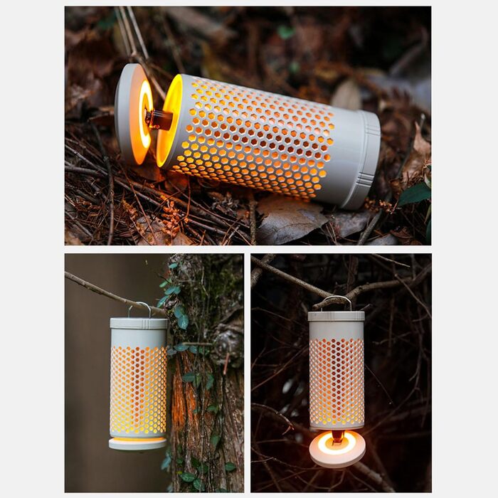 Практичний кемпінговий ліхтар із регульованою яскравістю, текстуроване покриття 2600 мАг, ідеально підходить для наметів та нічних заходів, регульована висота, кемпінговий ліхтар