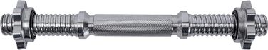 Гантельний гриф Miweba Sports KH100/101, 35 см, діаметр 30 мм, сталь, набір з 2 шт., з замками Spinlock