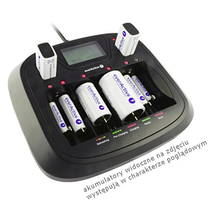 Інтелектуальний універсальний зарядний пристрій everActive NC 900U