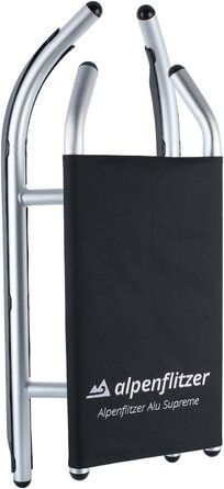 Алюмінієві санчата Alpenflitzer Складані санчата преміум-класу Складані алюмінієві санчата для великих і малих (модель 2024/25)