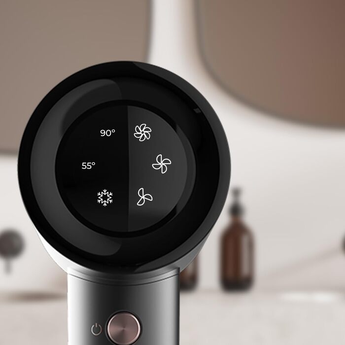 Фен для волосся Cecotec IoniCare Rockstar Nano IonTech, 1600 Вт, чорний, BLDC-двигун наноіони
