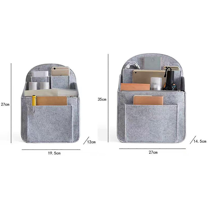Органайзер для рюкзака з повсті OYUEGE, міні-органайзер для рюкзака, невеликий роздільник для рюкзака, гаманець, легкий нейлон, су
