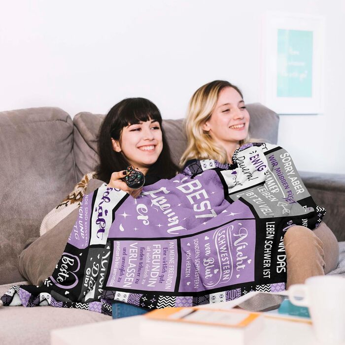 Подарунки для найкращого друга, подарунок для найкращого друга, подарунок на день народження найкращого друга, подарунок на день народження найкращого друга, подарунки для жінок, подарункова ковдра для подруг 150130 см найкращий друг 150130 см