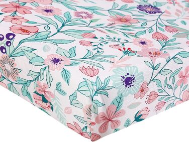 Комплект постільної білизни Jupeollon для дівчаток, жираф, квітковий візерунок, дитяча, дитяче ліжечко, 4-спальне простирадло, ліж