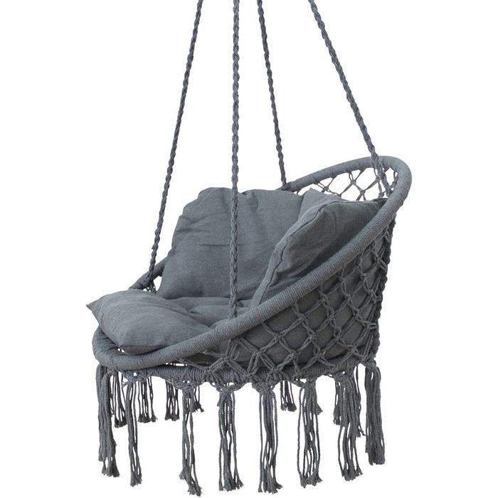 Ваш GEAR Boracay - Підвісне крісло з оббивкою сидінь сірого або бежевого кольору - максимум 240 кг Протестовано TV - Підвісне кріс