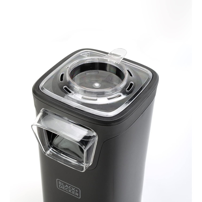 Виробник попкорну Black Decker BXPC1100E 1100 Вт Без олії Компактний Приготування всього за 3 хвилини Багатофункціональні мірні чашки Гаряче повітря Червоний