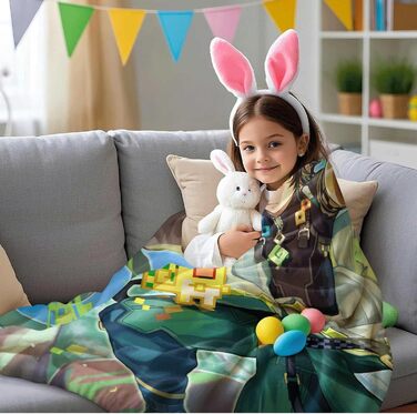 Пухнастий плед, декоративний плед, плед для дивана Genshin Impact Kinich (150x200 см)