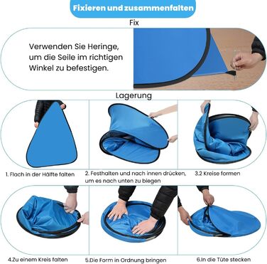 Розкладний пляжний намет, пляжний намет для 3-5 осіб, захист від ультрафіолету UPF 50, великий намет 200 см x 165 см x 130 см, розкладний пляжний намет, від TARENT