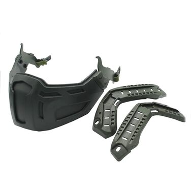 Швидкий тактичний шолом із напівмаскою легкий знімний захист обличчя для ігор CS, страйкболу, пейнтболу, полювання та активного відпочинку FG