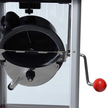 Машина для попкорну Jago Retro - 60 л/год, 200 г/10 хв, горщик з нержавіючої сталі, для солоного попкорну - вигляд 50-х, професійна виробник попкорну, виробник, торговий автомат