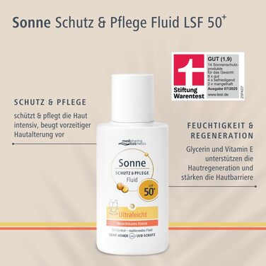 Сонцезахисний флюїд з SPF 50 від medipharma cosmetics, матуючий з ефектом контролю жирності